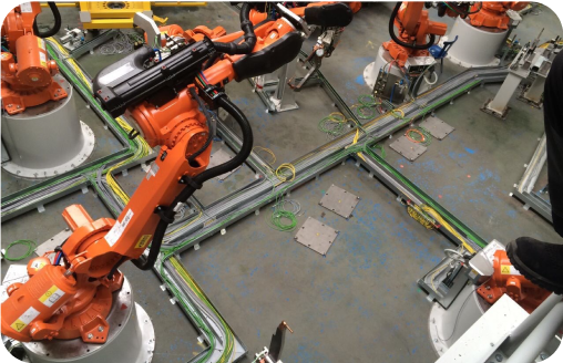 Kabliranje in namestitev opreme v avtomobilski industriji